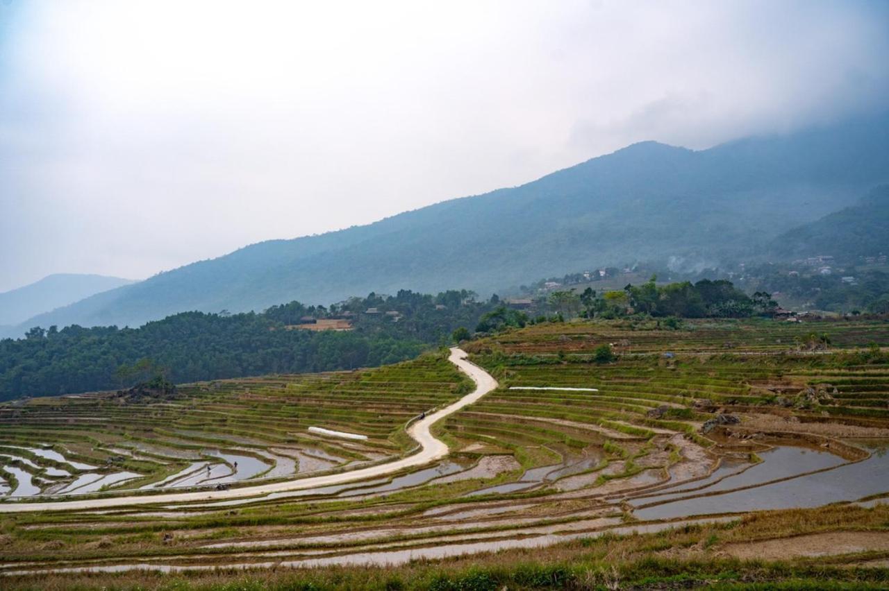 Oh Pu Luong Homestay Huong Ba Thuoc Exterior foto
