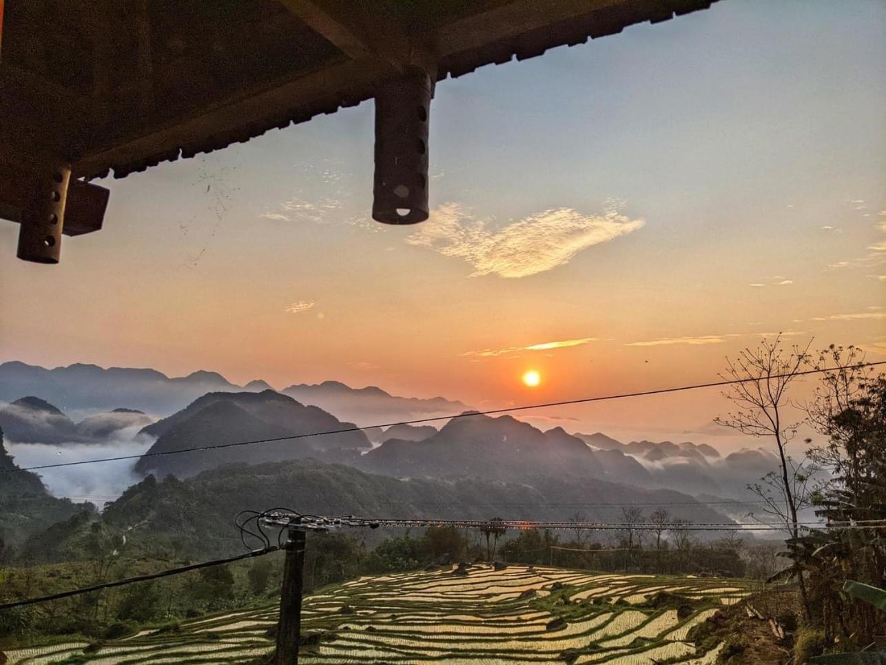Oh Pu Luong Homestay Huong Ba Thuoc Exterior foto
