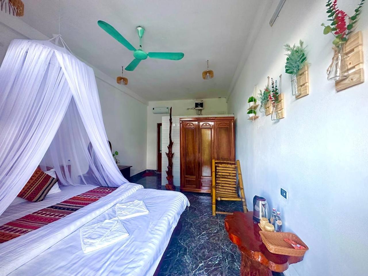 Oh Pu Luong Homestay Huong Ba Thuoc Exterior foto